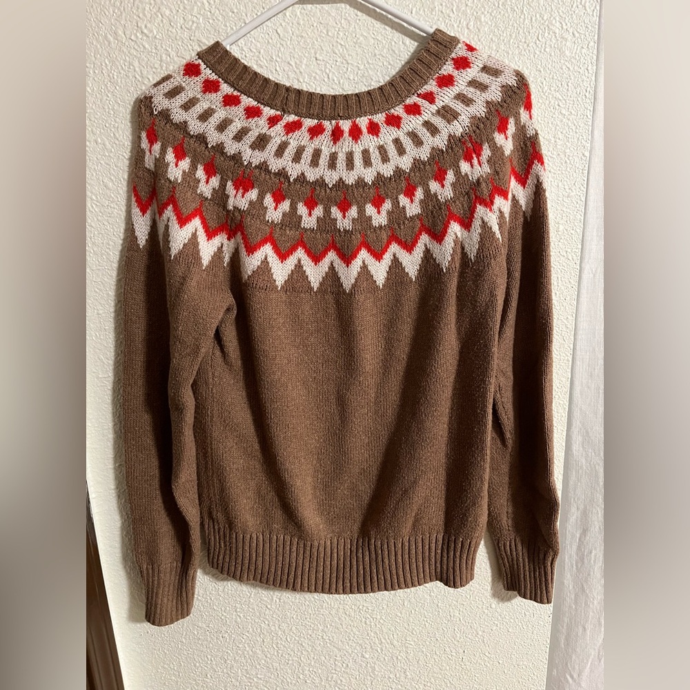Fair Isle Women's Sweater - Picture 2 of 5